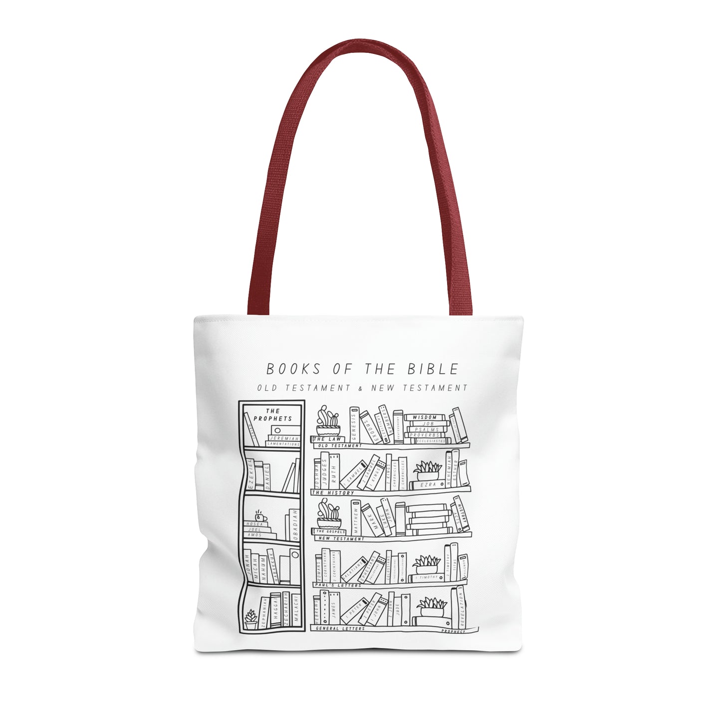 Books of the Bible Tote Bag